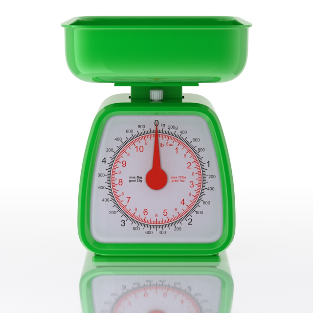 Kitchen Scale 3D Модель .c4d .max .obj .3ds .fbx .stl .blend 