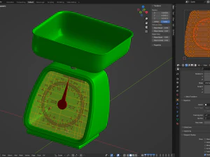 Kitchen Scale 3D Model