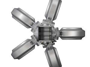Industrial Hydromechanical Claw 3D Модель