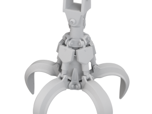 Industrial Hydromechanical Claw 3D Модель