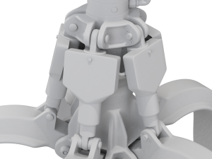Industrial Hydromechanical Claw 3D Модель