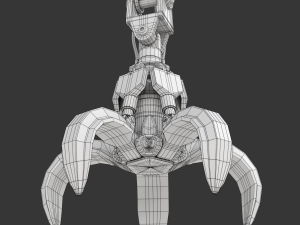 Industrial Hydromechanical Claw 3D Модель