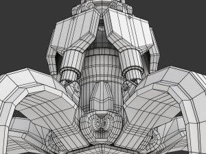 Industrial Hydromechanical Claw 3D Модель