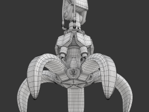Industrial Hydromechanical Claw 3D Модель