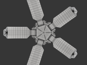 Industrial Hydromechanical Claw 3D Модель