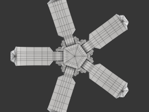 Industrial Hydromechanical Claw 3D Модель