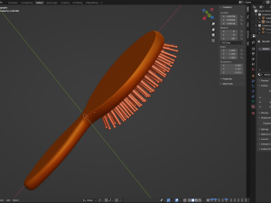 Hairbrush 3D Model
