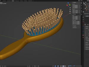 ヘアブラシ 3Dモデル