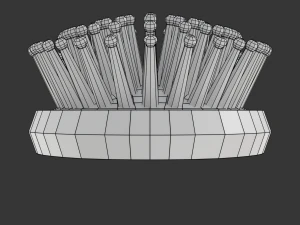 ヘアブラシ 3Dモデル