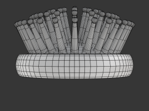 Hairbrush 3D Model