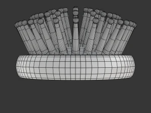 ヘアブラシ 3Dモデル