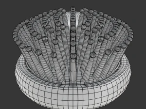 ヘアブラシ 3Dモデル