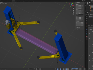 Car Lift Model 3D