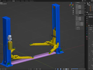 Car Lift 3D Model