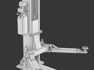 Car Lift Model 3D