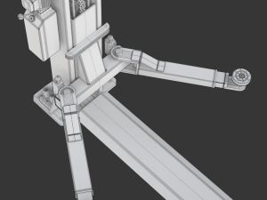 Car Lift Model 3D