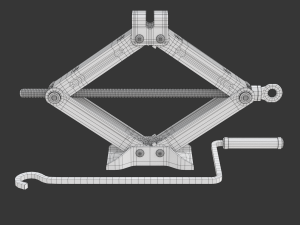 Scissor Jack Car Lifter 3D Model
