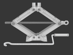 Scissor Jack Car Lifter 3D Model