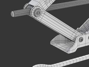 Scissor Jack Car Lifter 3D Model