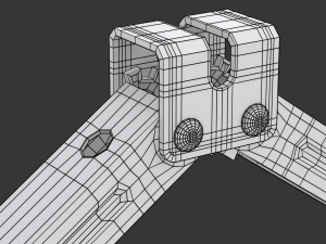 Scissor Jack Car Lifter 3D Model