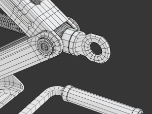Scissor Jack Car Lifter 3D Model