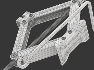 Scissor Jack Car Lifter 3D Model