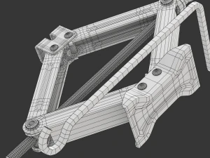 Scissor Jack Car Lifter 3D Model