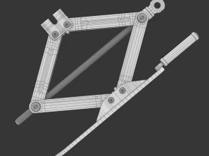 Scissor Jack Car Lifter 3D Model