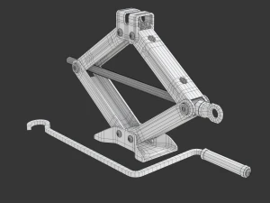 Scissor Jack Car Lifter 3D Model