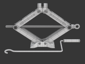 Scissor Jack Car Lifter 3D Model