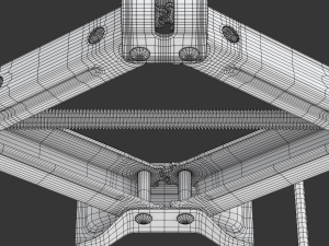 Scissor Jack Car Lifter 3D Model