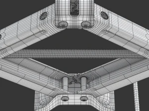 Scissor Jack Car Lifter 3D Model