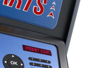 아케이드 다트 게임 3D 모델