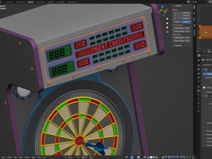 Arcade Dart Game 3D 모델