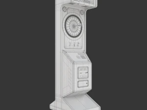 아케이드 다트 게임 3D 모델