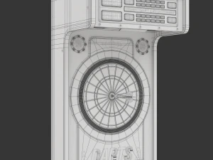 아케이드 다트 게임 3D 모델