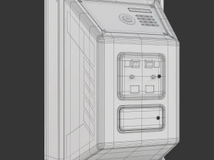 아케이드 다트 게임 3D 모델