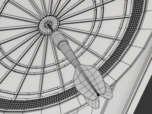 Arcade Dart Game 3D 모델