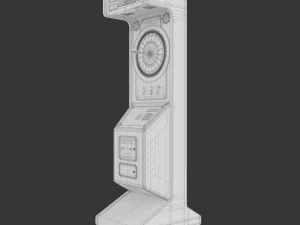 아케이드 다트 게임 3D 모델