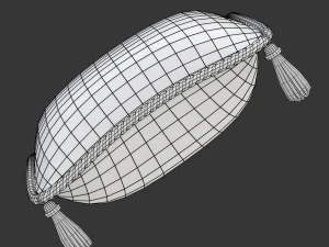 Red Royal Pillow 3D Model