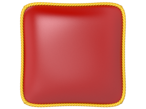 Red Royal Pillow 3D Model