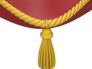 Red Royal Pillow 3D Model