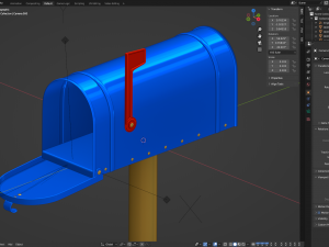 Mailbox 3D-Modell