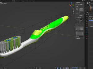 Sikat gigi Model 3D