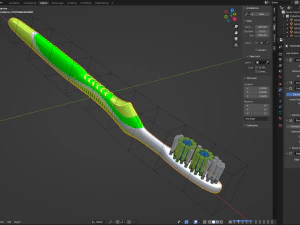 Sikat gigi Model 3D