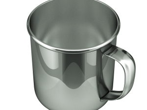 Stainless Steel Cup 3D Model