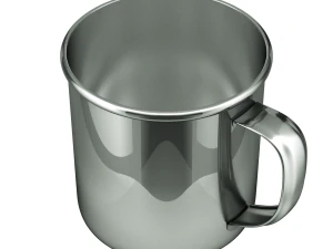 Stainless Steel Cup 3D Model