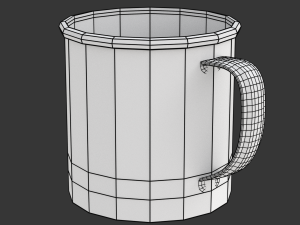 Stainless Steel Cup 3D Model