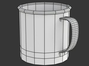 Stainless Steel Cup 3D Model