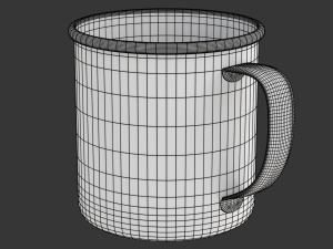 Stainless Steel Cup 3D Model